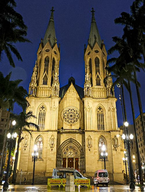Catedral da Sé no centro de São Paulo