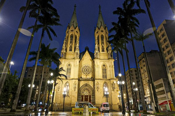Catedral da Sé no centro de São Paulo