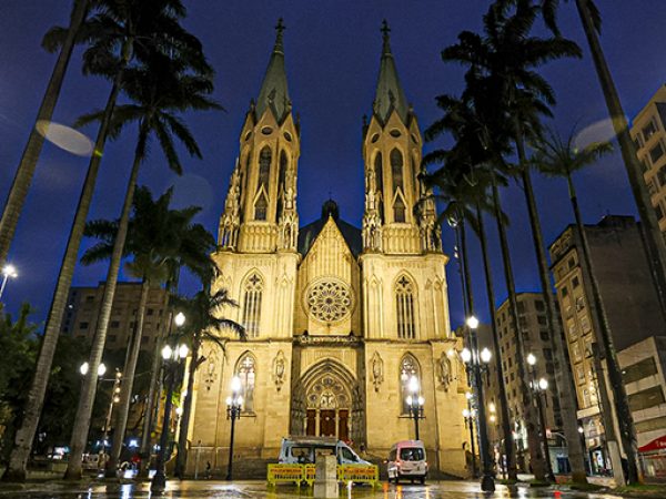 Catedral da Sé no centro de São Paulo